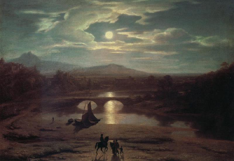 Washington Allston Moonlit Landscape